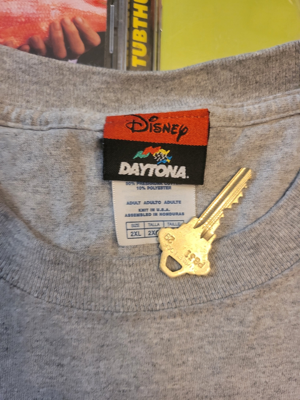 Disney Gray Tee with Grumpy Dwarf & Racing Graphics - Picture 3 of 5